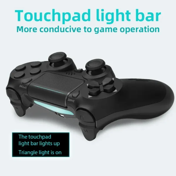 Controlador de jogo compatível com Bluetooth DATA FROG para PS4/Slim/Pro sem fio Gamepad para PC Joystick de vibração dupla para IOS/Android - Image 2