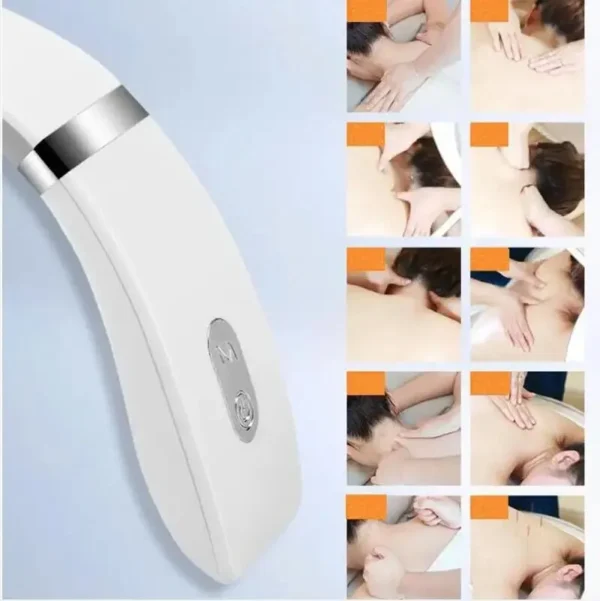 Massageador cervical portátil mini massageador de pescoço e ombro massagem profunda pescoço pressão quente cuidados com o pescoço - Image 3