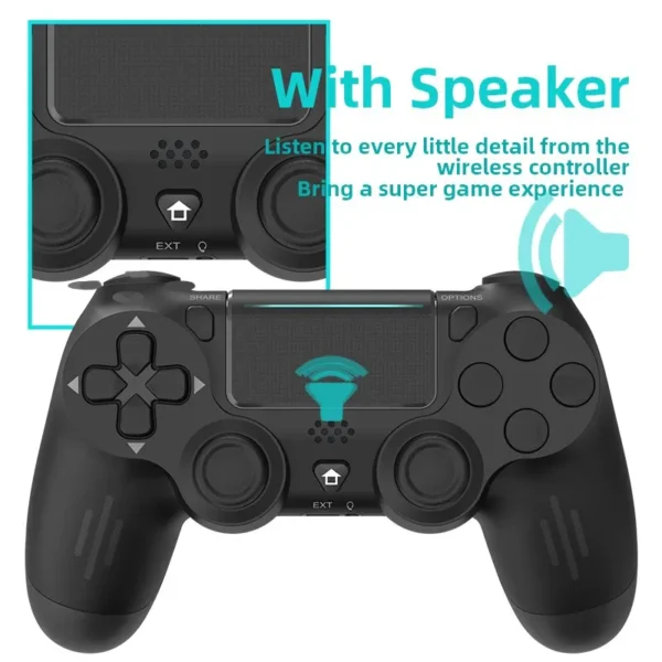 Controlador de jogo compatível com Bluetooth DATA FROG para PS4/Slim/Pro sem fio Gamepad para PC Joystick de vibração dupla para IOS/Android - Image 5