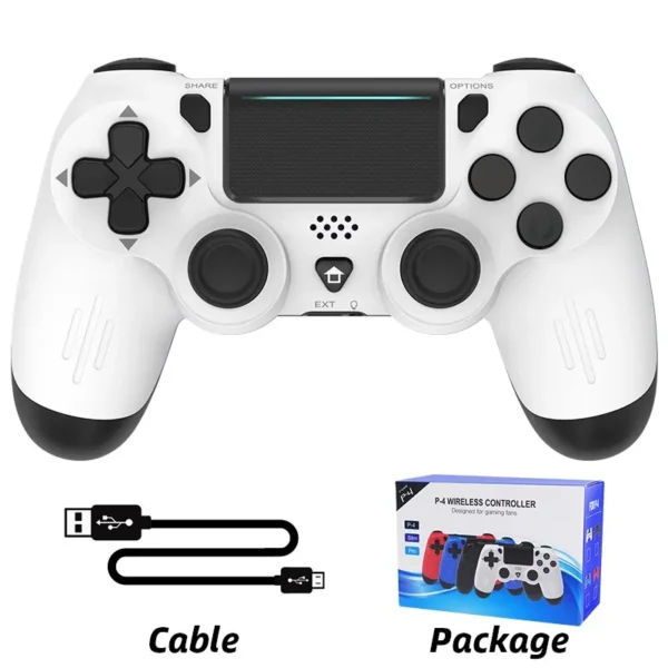 Controlador de jogo compatível com Bluetooth DATA FROG para PS4/Slim/Pro sem fio Gamepad para PC Joystick de vibração dupla para IOS/Android - Image 7