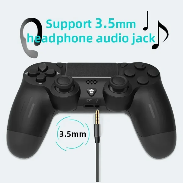 Controlador de jogo compatível com Bluetooth DATA FROG para PS4/Slim/Pro sem fio Gamepad para PC Joystick de vibração dupla para IOS/Android - Image 3